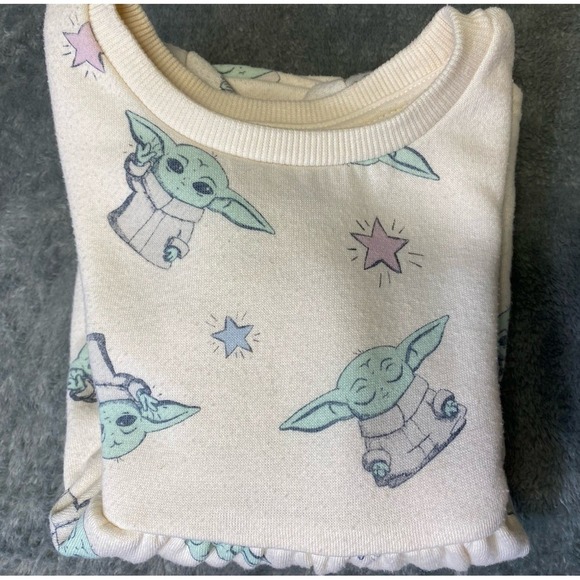 Star Wars Baby Yoda Grogu Skater Dress Baby Girls Size 18 Months - Picture 11 of 11